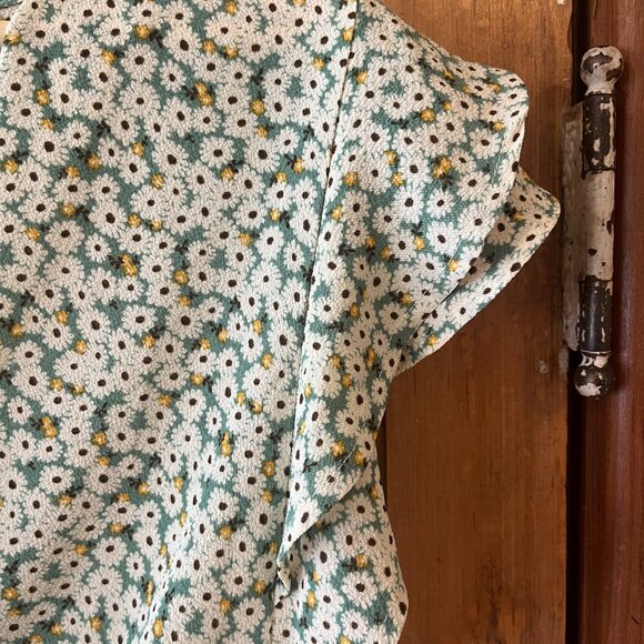 Monteau Floral Wrap Blouse - Picture 2 of 6